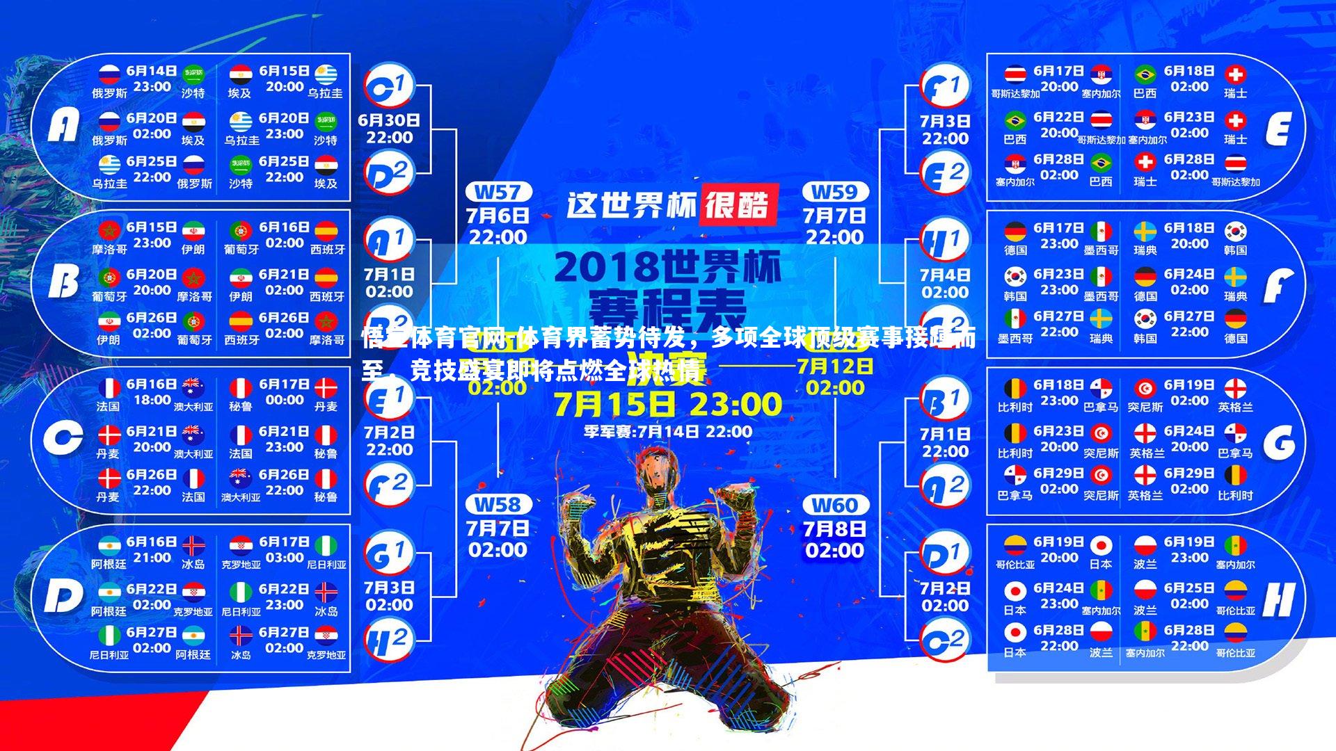 悟空体育官网-体育界蓄势待发，多项全球顶级赛事接踵而至，竞技盛宴即将点燃全球热情